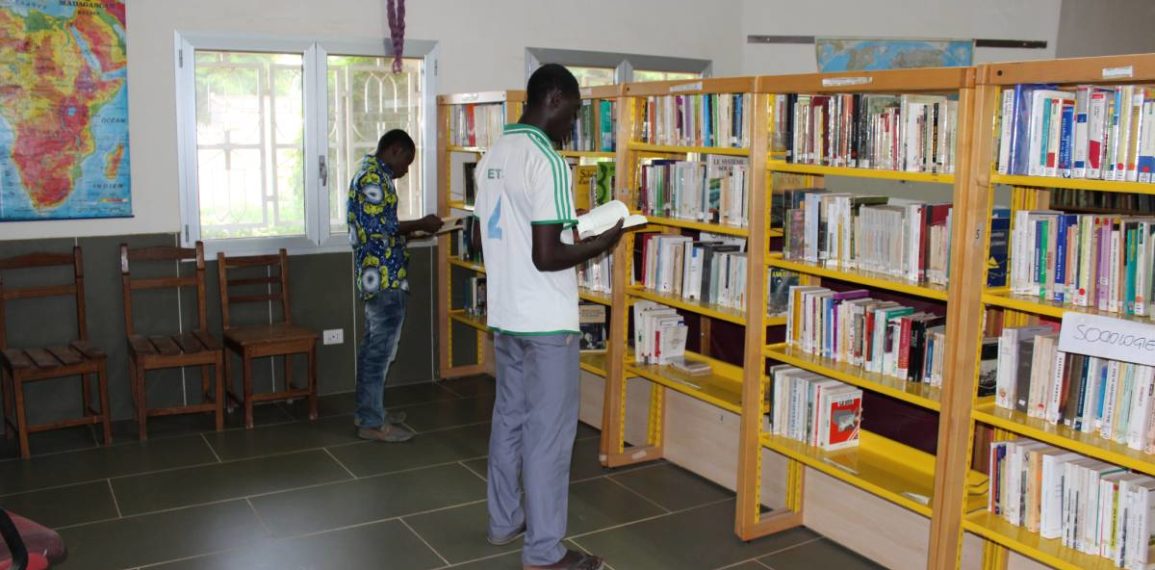 La biblioteca Barey Ma Zaada durante la sua attività